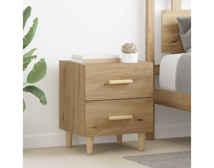 Sonata H Шкаф за легло с чекмедже 2 pcs дъб артизан 40 x 35 x 47.5 см