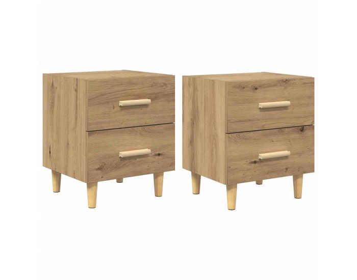 Sonata H Шкаф за легло с чекмедже 2 pcs дъб артизан 40 x 35 x 47.5 см