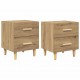 Sonata H Шкаф за легло с чекмедже 2 pcs дъб артизан 40 x 35 x 47.5 см