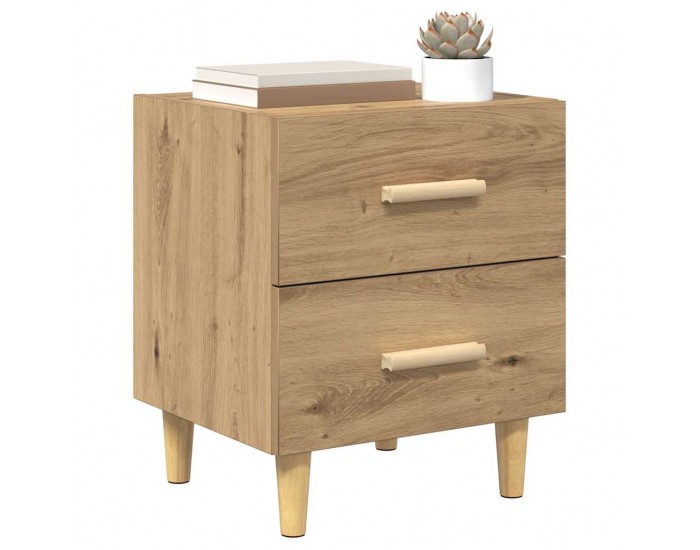 Sonata H Шкаф за легло с чекмедже 2 pcs дъб артизан 40 x 35 x 47.5 см