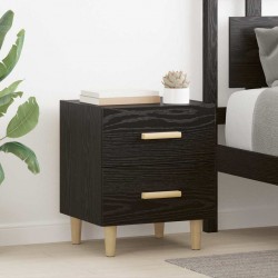 Sonata H Шкаф за легло Черен дъб 40 x 35 x 47.5 см Инженерно дърво - Noptiere