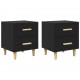 Sonata H Шкаф за легло 2 pcs Черен дъб 40 x 35 x 47.5 см Инженерно дърво