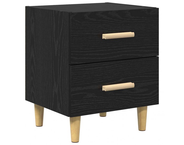 Sonata H Шкаф за легло 2 pcs Черен дъб 40 x 35 x 47.5 см Инженерно дърво