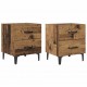 Sonata H Шкаф за легло с чекмедже 2 pcs Старо дърво 40 x 35 x 47.5 см