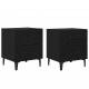 Sonata H Шкаф за легло 2 pcs Черен дъб 40 x 35 x 47.5 см Инженерно дърво