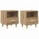 Sonata H Нощен шкаф 2 pcs дъб артизан 40 x 35 x 47.5 см Инженерно дърво