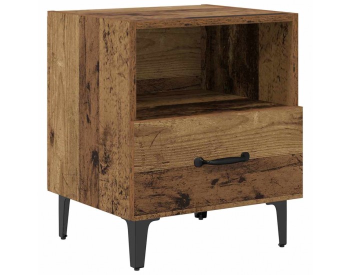 Sonata H Нощен шкаф 2 pcs Старо дърво 40 x 35 x 47.5 см Инженерно дърво
