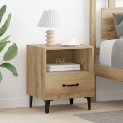Sonata H Нощен шкаф 2 pcs дъб артизан 40 x 35 x 47.5 см Инженерно дърво - Noptiere