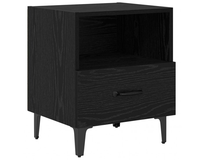 Sonata H Нощен шкаф 2 pcs Черен дъб 40 x 35 x 47.5 см Инженерно дърво