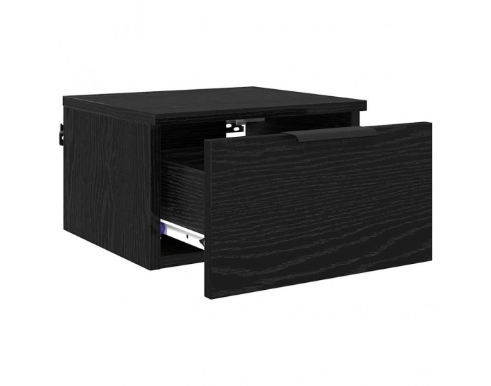 Sonata H Нощен шкаф с чекмедже Черен дъб 34 x 30 x 20 см Инженерно дърво