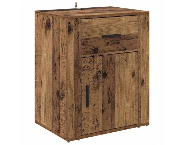 Sonata H Нощен шкаф Старо дърво 50 x 36 x 60 см Инженерно дърво