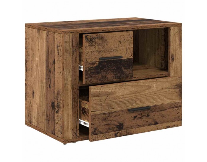 Sonata H Нощен шкаф Старо дърво 60 x 36 x 45 см Инженерно дърво