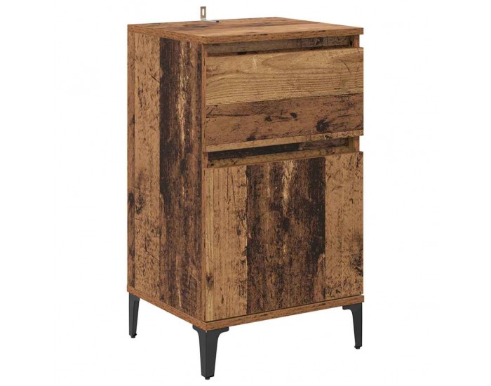 Sonata H Нощен шкаф 2 pcs Старо дърво 40 x 35 x 70 см Инженерно дърво