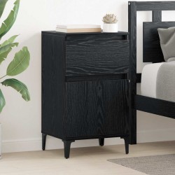 Sonata H Нощен шкаф с чекмедже Черен дъб 40 x 35 x 70 см Инженерно дърво - Noptiere