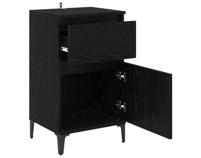 Sonata H Нощен шкаф 2 pcs Черен дъб 40 x 35 x 70 см Инженерно дърво