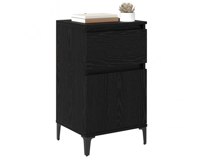Sonata H Нощен шкаф 2 pcs Черен дъб 40 x 35 x 70 см Инженерно дърво