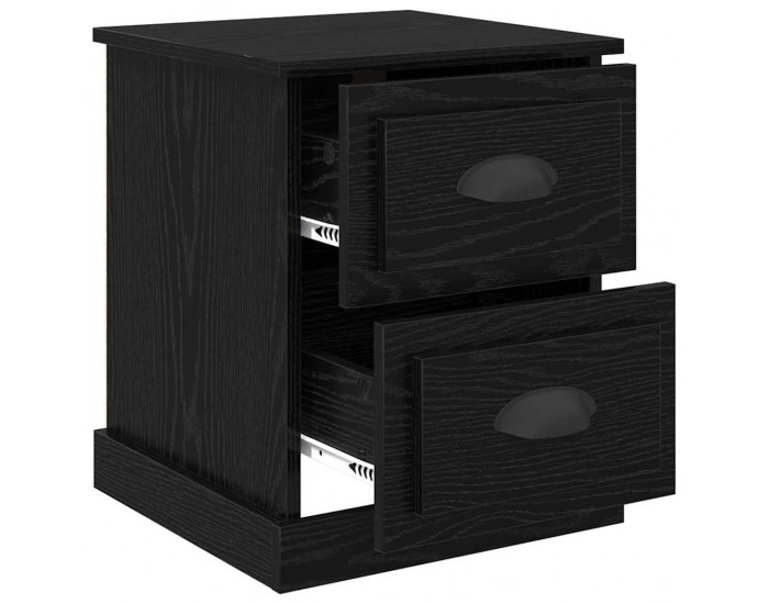 Sonata H Нощен шкаф Черен дъб 39 x 39 x 47.5 см Инженерно дърво