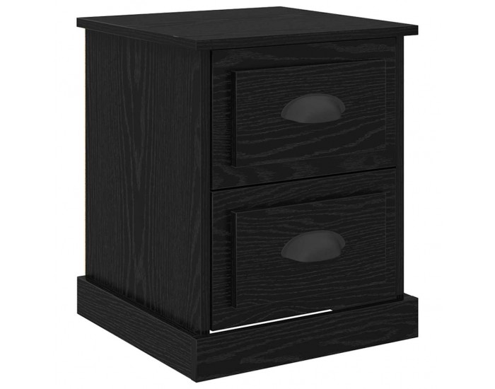 Sonata H Нощен шкаф 2 pcs Черен дъб 39 x 39 x 47.5 см Инженерно дърво