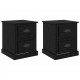 Sonata H Нощен шкаф 2 pcs Черен дъб 39 x 39 x 47.5 см Инженерно дърво