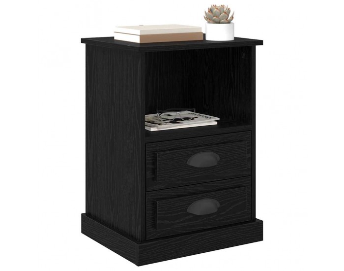 Sonata H Нощен шкаф 2 pcs Черен дъб 43 x 36 x 60 см Инженерно дърво