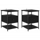 Sonata H Нощен шкаф 2 pcs Черен дъб 40 x 42 x 56 см Инженерно дърво