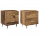 Sonata H Нощен шкаф 2 pcs Старо дърво 40 x 35 x 47.5 см Инженерно дърво
