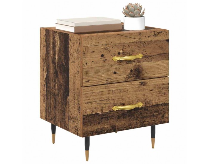 Sonata H Нощен шкаф 2 pcs Старо дърво 40 x 35 x 47.5 см Инженерно дърво