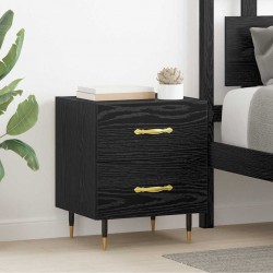 Sonata H Нощен шкаф Черен дъб 40 x 35 x 47.5 см Инженерно дърво - Noptiere