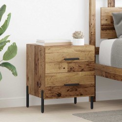 Sonata H Нощен шкаф Старо дърво 40 x 35 x 47.5 см Инженерно дърво - Noptiere