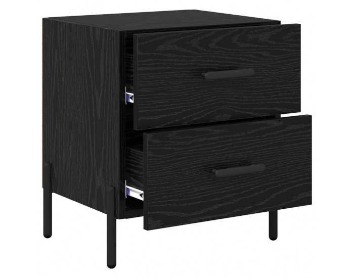 Sonata H Нощен шкаф Черен дъб 40 x 35 x 47.5 см Инженерно дърво