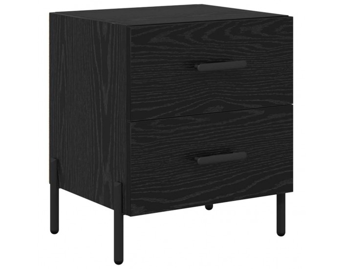 Sonata H Нощен шкаф Черен дъб 40 x 35 x 47.5 см Инженерно дърво