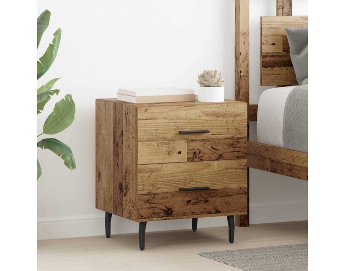 Sonata H Нощен шкаф Старо дърво 40 x 35 x 47.5 см Инженерно дърво
