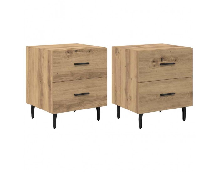 Sonata H Нощен шкаф 2 pcs дъб артизан 40 x 35 x 47.5 см Инженерно дърво