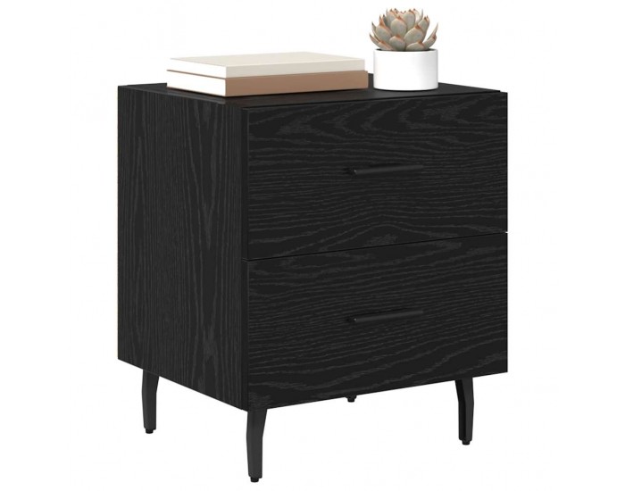 Sonata H Нощен шкаф Черен дъб 40 x 35 x 47.5 см Инженерно дърво