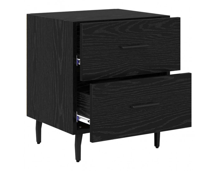 Sonata H Нощен шкаф 2 pcs Черен дъб 40 x 35 x 47.5 см Инженерно дърво