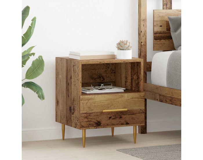 Sonata H Нощно шкафче Кафяво 40 x 35 x 47.5 см Инженерно дърво