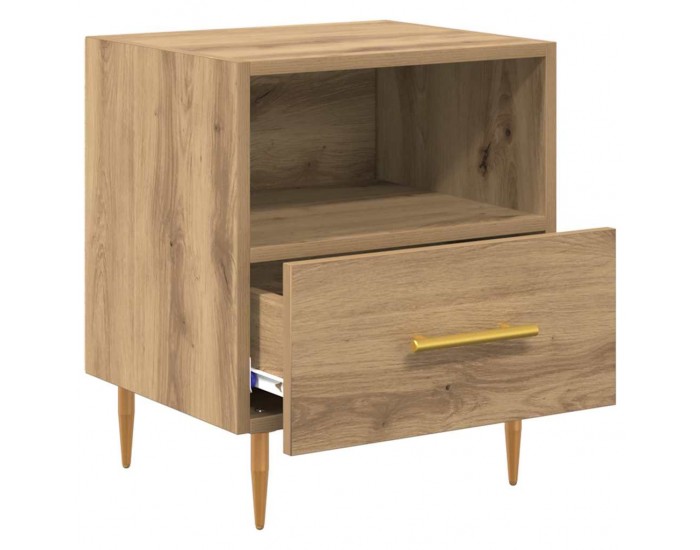 Sonata H Нощно шкафче Кафяво 40 x 35 x 47.5 см Инженерно дърво