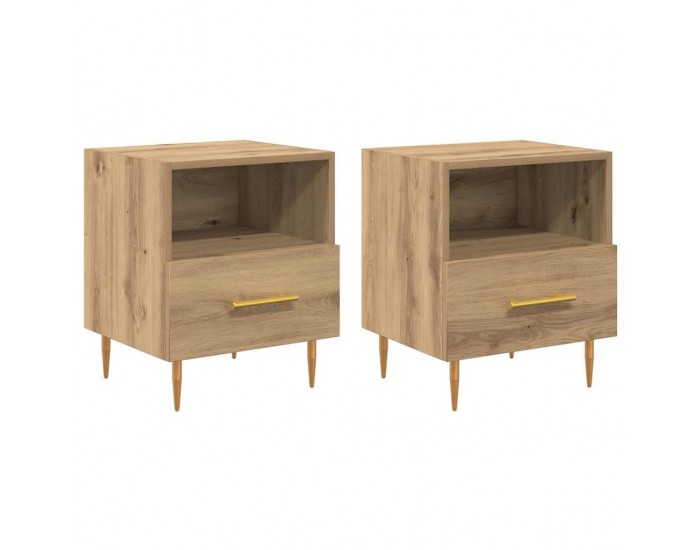 Sonata H Нощно шкафче 2 pcs Кафяво 40 x 35 x 47.5 см Инженерно дърво