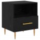 Sonata H Нощно шкафче 2 pcs Черно 40 x 35 x 47.5 см Инженерно дърво