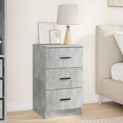 Sonata H Нощен шкаф Бетонно сиво 38 x 38 x 66 см Инженерно дърво - Noptiere