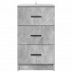 Sonata H Нощен шкаф Бетонно сиво 38 x 38 x 66 см Инженерно дърво