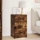 Sonata H Нощен шкаф Опушен дъб 38 x 38 x 66 см Инженерно дърво