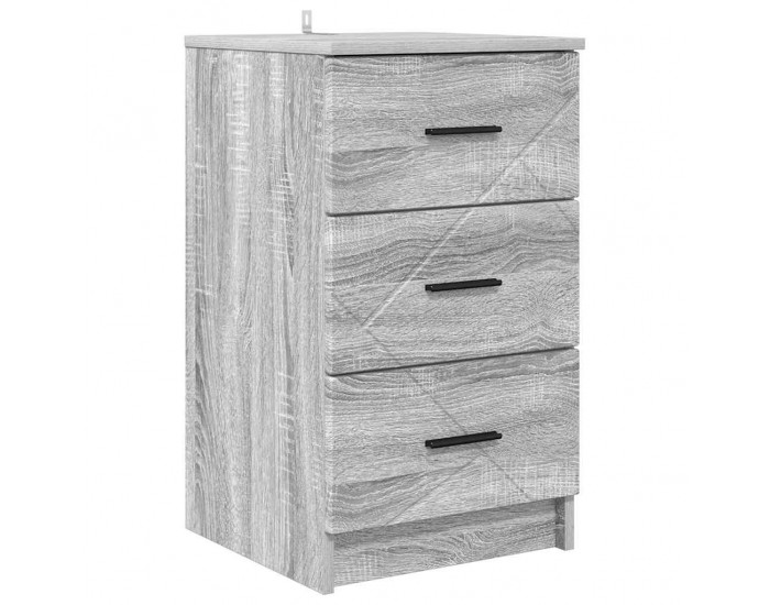 Sonata H Нощен шкаф Сив сонома 38 x 38 x 66 см Инженерно дърво