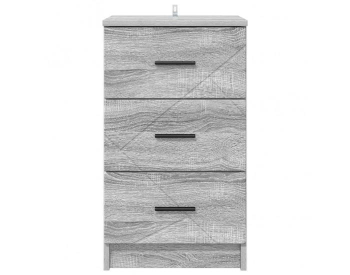 Sonata H Нощен шкаф Сив сонома 38 x 38 x 66 см Инженерно дърво
