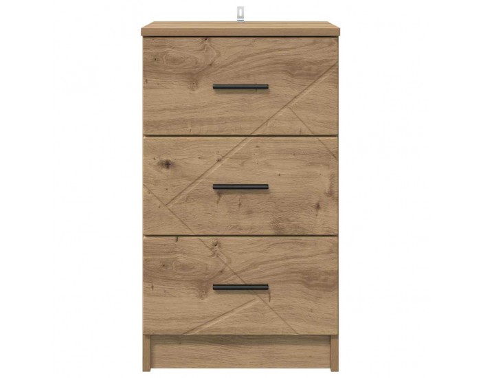 Sonata H Нощен шкаф дъб артизан 38 x 38 x 66 см Инженерно дърво