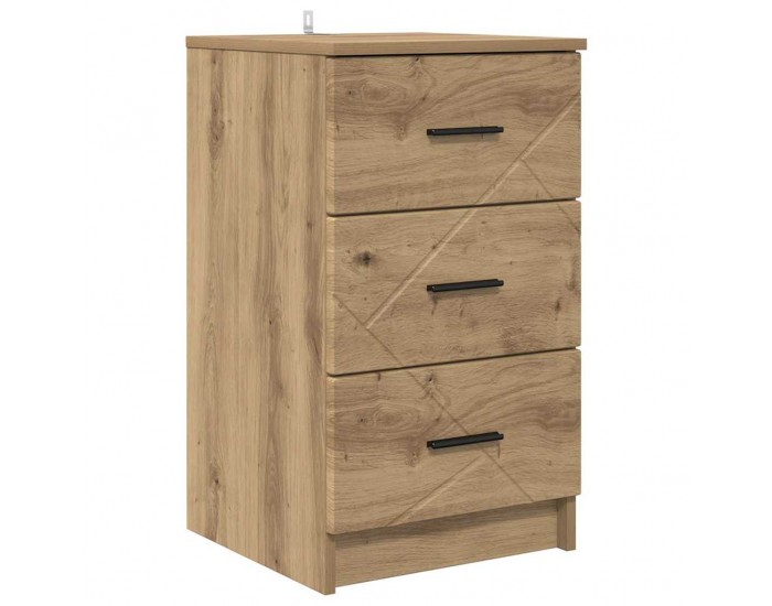Sonata H Нощен шкаф дъб артизан 38 x 38 x 66 см Инженерно дърво