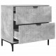 Sonata H Нощно шкафче Бетонно сиво 63.5 x 36 x 61 см Инженерно дърво