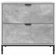 Sonata H Нощно шкафче Бетонно сиво 63.5 x 36 x 61 см Инженерно дърво