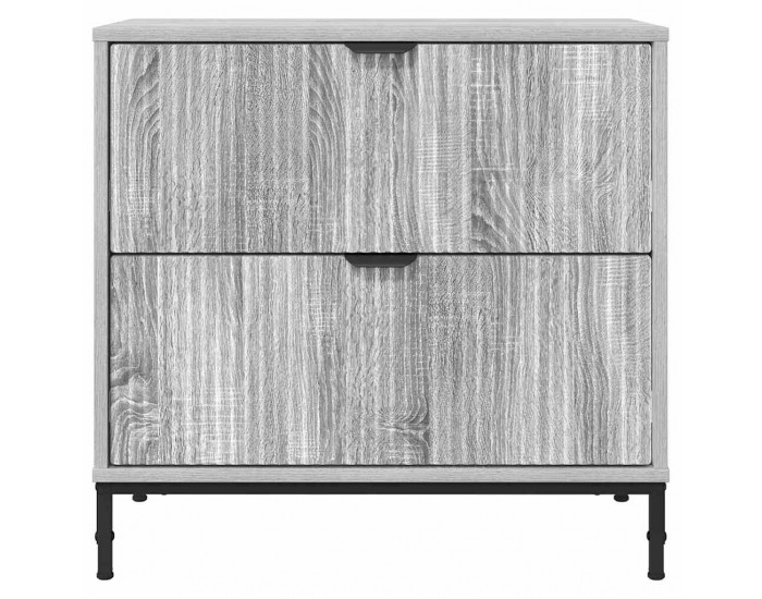 Sonata H Нощно шкафче Сив сонома 63.5 x 36 x 61 см Инженерно дърво