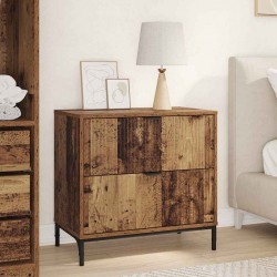 Sonata H Нощно шкафче Старо дърво 63.5 x 36 x 61 см Инженерно дърво - Noptiere